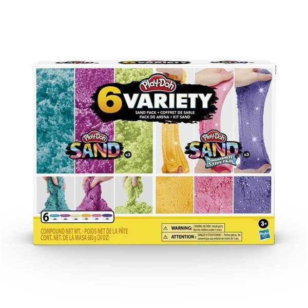 Play-Doh Sand Variety Pack- Play-Doh- Lera/Glitter