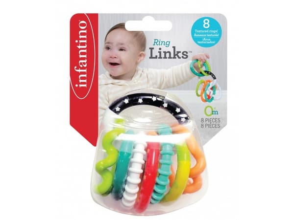 B-Kids Infantino bitringkjede, 8 stk