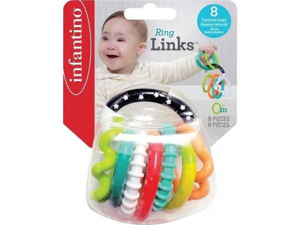 B-Kids Infantino bitringkjede, 8 stk