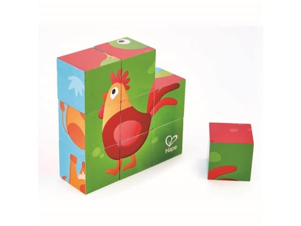 Hape Farm Animal Block Puzzle