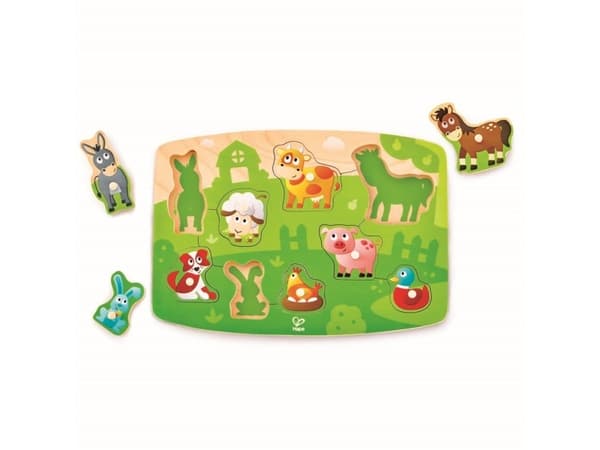 Hape Farmyard Peg Puzzle