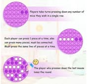 Pop It Fidget Toy Original - Octagon Rainbow - CE-godkendt