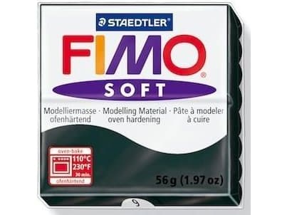 Staedtler FIMO 8020, Modellera, Svart, 1 färger, 110 ° C, 30 min, Tyskland
