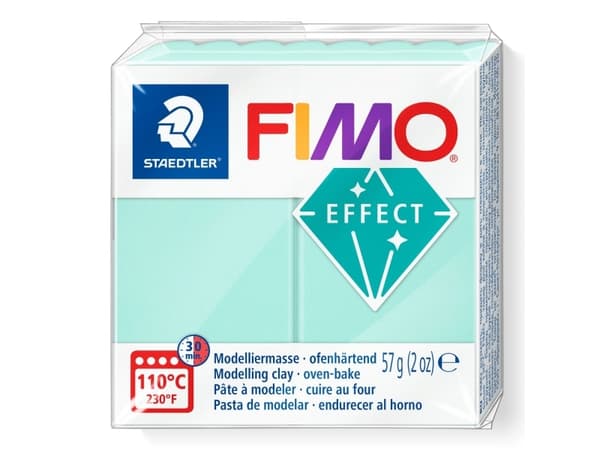 Staedtler FIMO 8020, Modelleringsleire, Mynte, 1 farger, 110 °C, 30 min, Tyskland