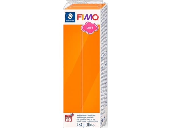 Staedtler FIMO 8021, Modelleringsleire, Oransje, 1 stykker, 1 farger, 110 °C, 30 min