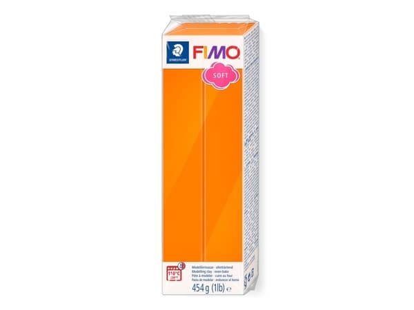 Staedtler FIMO 8021, Modelleringsleire, Oransje, 1 stykker, 1 farger, 110 °C, 30 min