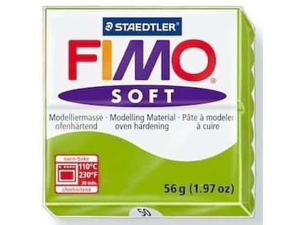 Staedtler FIMO soft, Modelleringsleire, Grønn, 110 °C, 30 min, 56 g, 55 mm