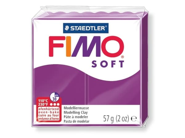 Staedtler FIMO 8020, Modelleringsleire, Lilla, 1 farger, 110 °C, 30 min, Tyskland