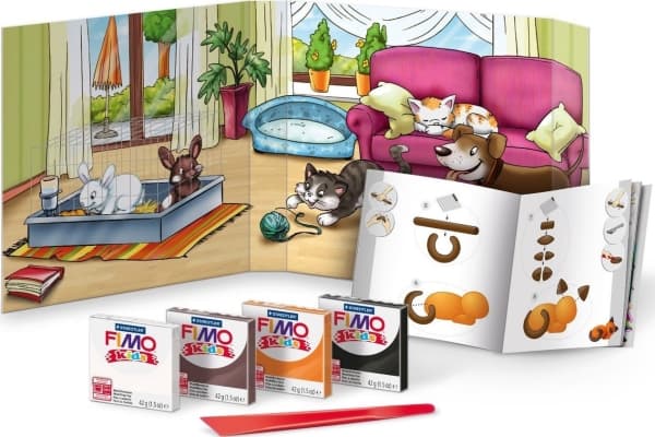 Staedtler FIMO 8034 02 LY, Modelleringsleire, Flerfarget, Voksen og barn, Gutt/Jente, Innendørs, 110 °C