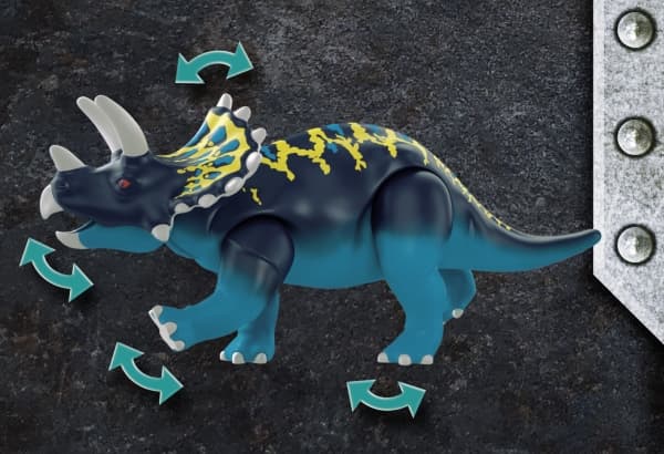 70627 Dino Rise Triceratops: Mellakka legendaarisista kivistä, rakennuslelu