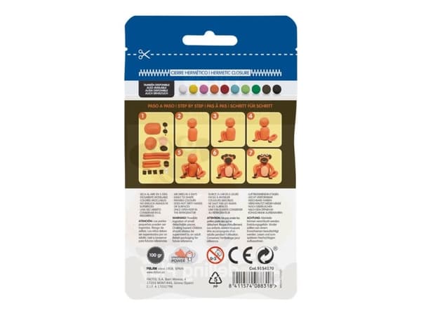 Milan Modelling Play, Modelleringsleire, Brun, Barn, 1 stykker, 100 g, 100 mm