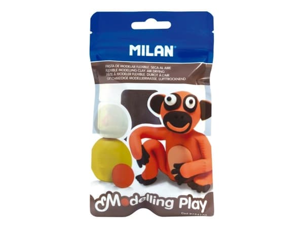 Milan Modelling Play, Modelleringsleire, Brun, Barn, 1 stykker, 100 g, 100 mm
