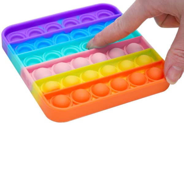 Pop It, Fidget Toy med Bobler - Firkantet