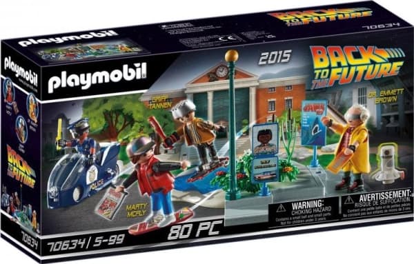 Playmobil Back to the Future Part II Hoverboard Chase, Politi, 5 år, Flerfarget, Plast
