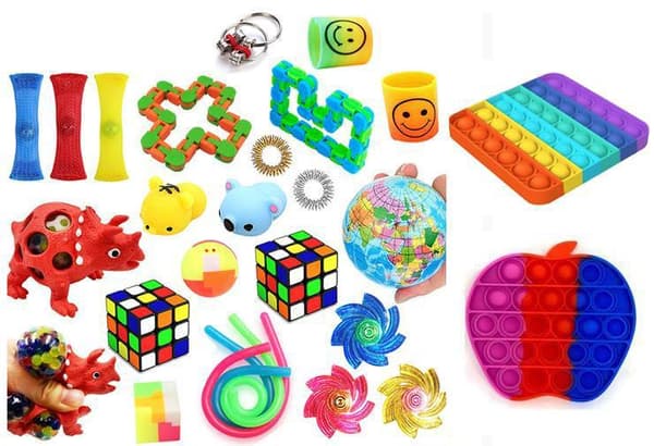 Favor 26stk Fidget Set Pack for kids Pop it Stress ball