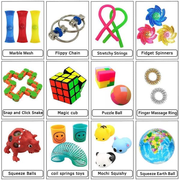 Favor 29st Fidget Set Pack for kids Pop it Stress ball