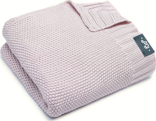 Pulp Pulp, Bamboo Knitted Blanket with Silver Ions Powder pink 75cm x 90cm