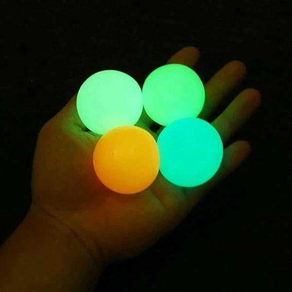 Haplws Sticky Balls Fluorescent Sticky Globbles Target Balls Decompression Toys Balls Toys for Children Parents Stress Relief Toys 4 Pieces Haplws Sticky Balls Fluorescent Sticky Globbles Target Balls Decompression Toys Balls Toys for Children Parents Stress Relief Toys 4 Pieces