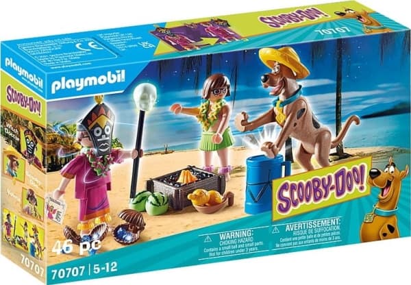 Playmobil SCOOBY-DOO! Adventure with Witch Doctor, 5 År, Multifärg, Plast