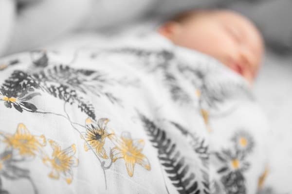 Sensillo MUSLIN SWADDLE 120X120 CM STARS 09923/5657