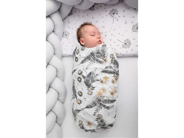 Sensillo MUSLIN SWADDLE 120X120 CM STARS 09923/5657