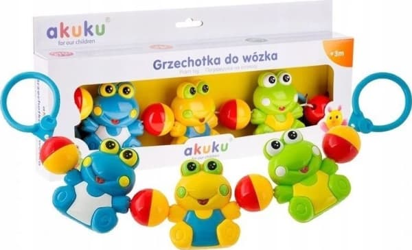 AKUKU Lastenrattaiden helistin Happy Frogs