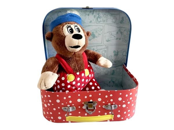 Rasmus Klump kuffert og bamse