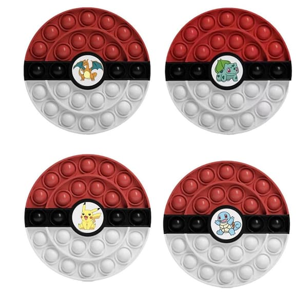 Pokéboll Fidget Toy / Simple Dimple / Pop It