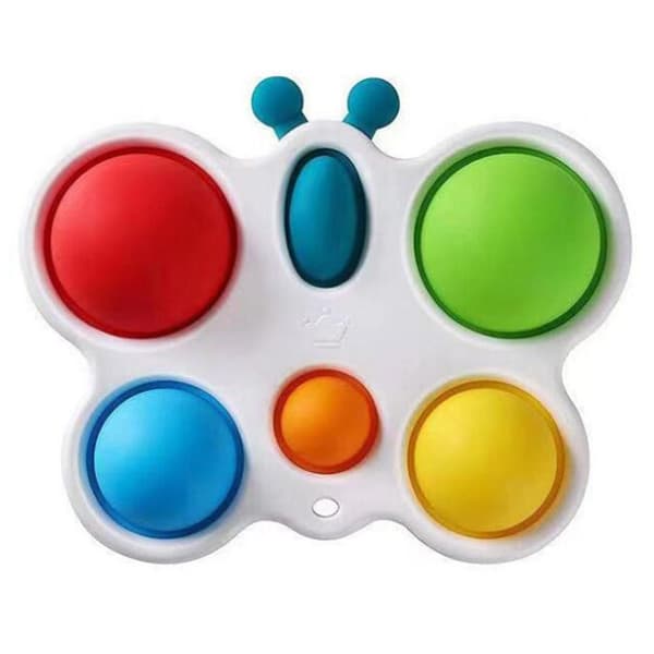 Färgglad Fidget Toy Simple Dimple Pop It