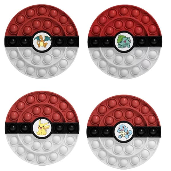 POKÉMON Fidget Toy Simple Dimple Pop It Pokéboll