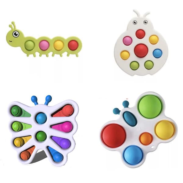 Ångestdämpande Fidget Toy Simple Dimple Pop It