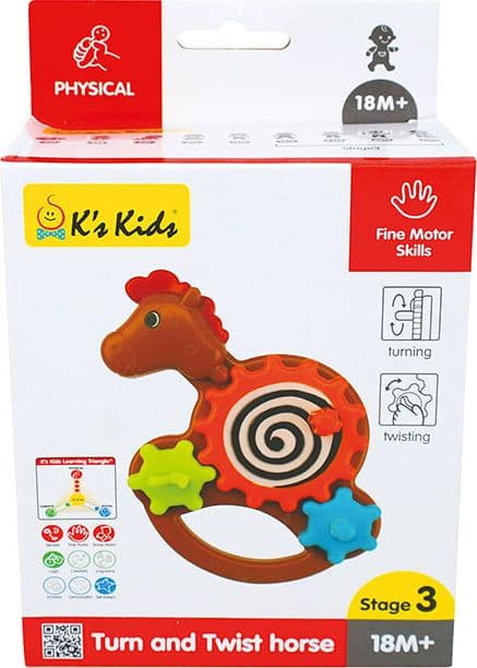 Ks Kids Pedagogisk leksak - Häst twist/twist