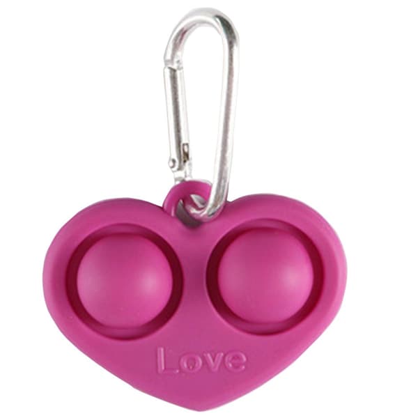 Slittåligt Hjärta Fidget Toy Pop It Simple Dimple