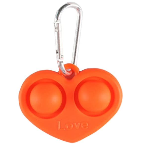Slittåligt Hjärta Fidget Toy Pop It Simple Dimple