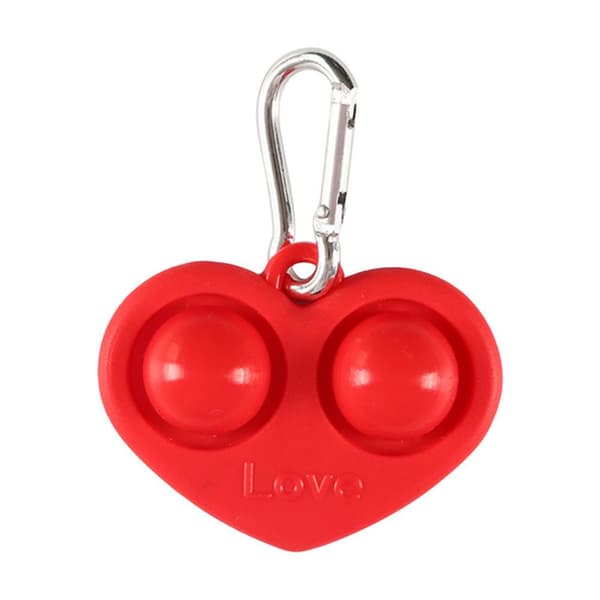 Stressavlastande Hjärta Fidget Toy Pop It Simple Dimple
