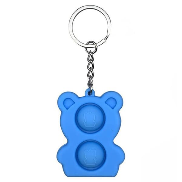 Fidget Toy / Pop It / Simple Dimple Teddybj�rn Blå Blå