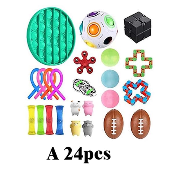 Fidget Toy / Pop It / Simple Dimple 16-Pack / 24-Pack