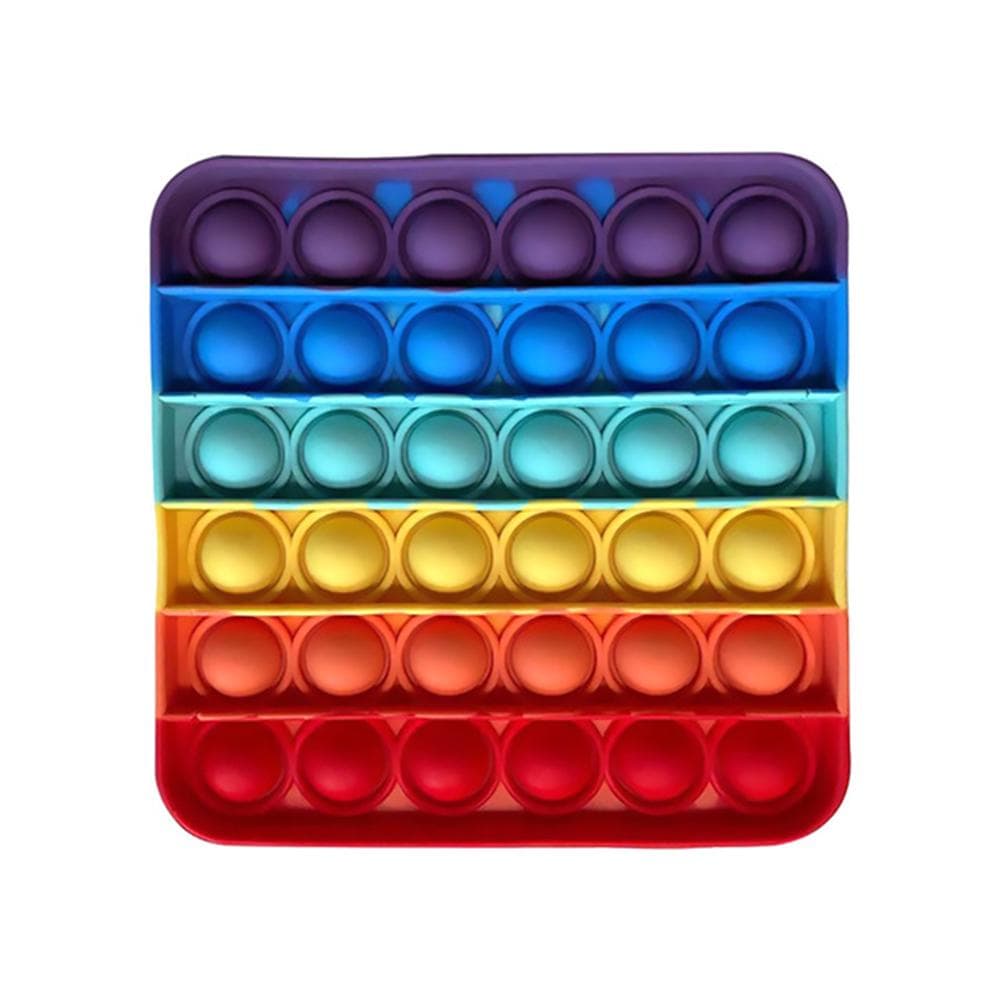 Rainbow Figurer Fidget Toy Pop It Simple Dimple