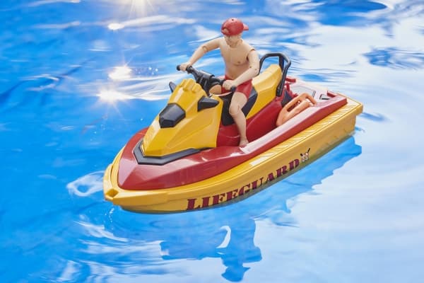 BRUDER 62780, Badevakt-stasjon, Lifeguard, 4 år, Flerfarget, Akrylonitril-butadien-styren (ABS)