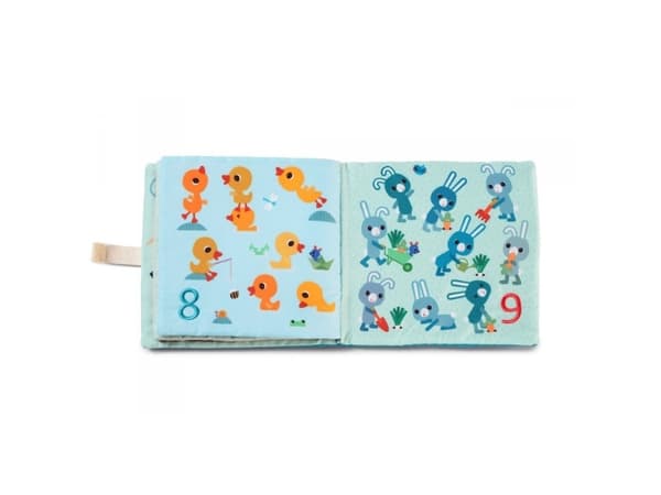 Lilliputiens 1,2,3… count book, Tygbok, 1,5 År, Polyester