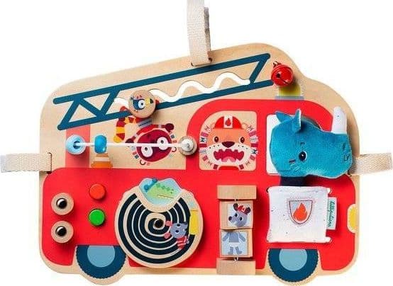 Lilliputiens sarvikuono Marius paloauto puinen manipulatiivinen lauta