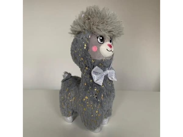 InnoGio INNOGIO GRÅ Alpakka MASKOT 30 cm
