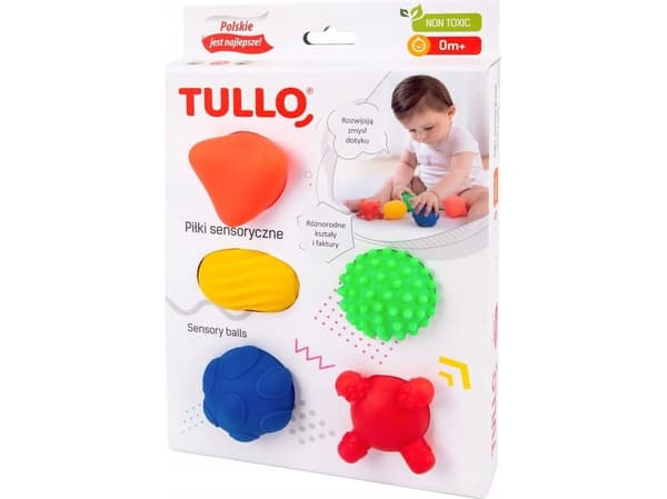 Tullo sensoriska bollar 5 st 0m + Tullo