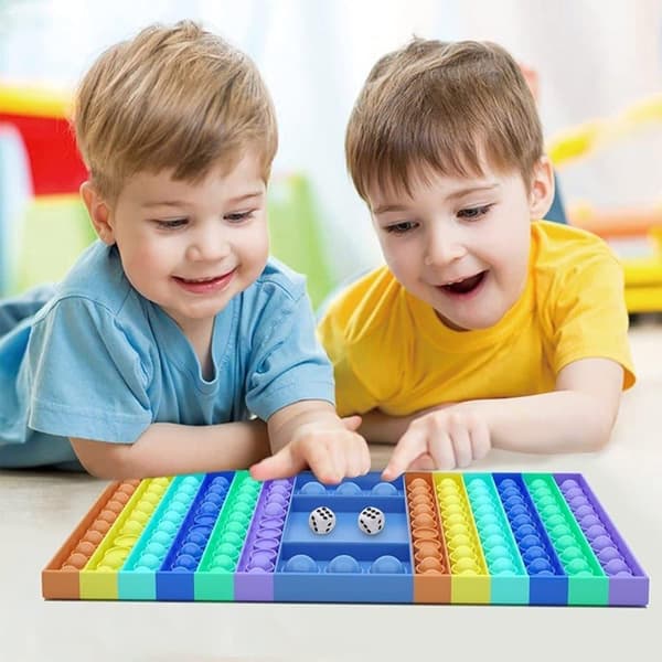 Pop it Game Plop Up Fidget - flotte fidget leker pop it leketøy sensorisk rektangel