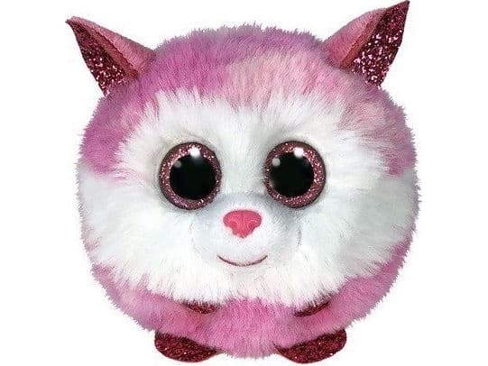 TY Puffies PRINCESS - pink husky 42522