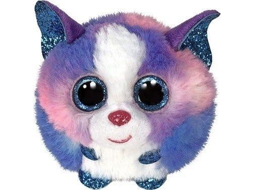 Meteor Ty Puffies Mascot Flerfarget Husky Cleo 8 cm