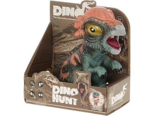 Soft rubber dinosaur with sound