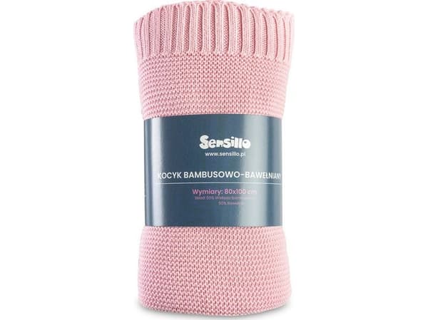Sensillo BAMBUS-BOMULLSTEP 80X100 CM ROSA
