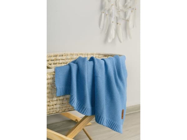 Sensillo BAMBUS OG BOMULLSTEPP 80X100 CM BLÅ