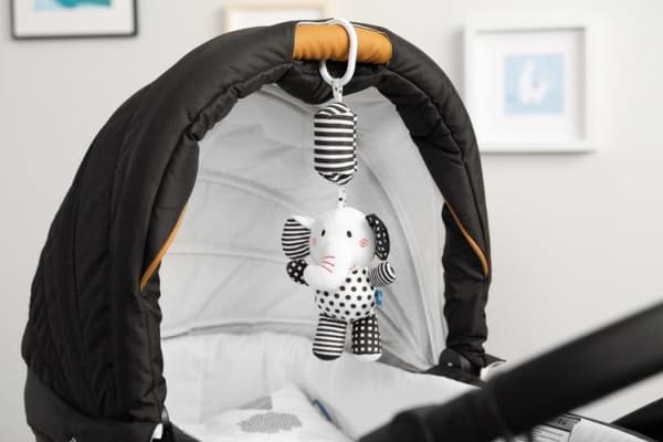 Sensillo Svart-hvitt Elephant Stroller Anheng